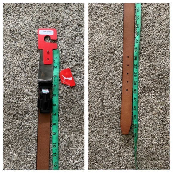 🔷Unisex🔷 New Leather Puma Belt. Size L//95CM - Picture 6 of 8